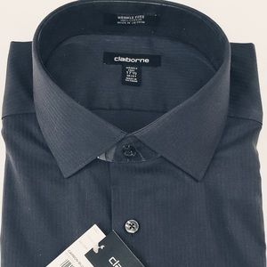 NWT Men’s CLAIBORNE Dress Shirt XL Wrinkle Free